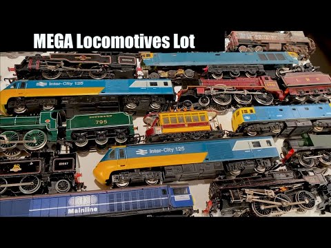 Worst MEGA HO Locomotives Lot - None Ran Out of the Box!