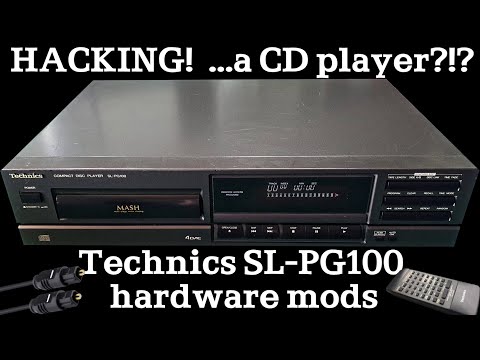 Technics SL-PG100 hardware hacks: Adding digital audio output and remote control