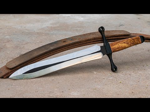 Making a Great Dagger from a Leaf Spring Truck