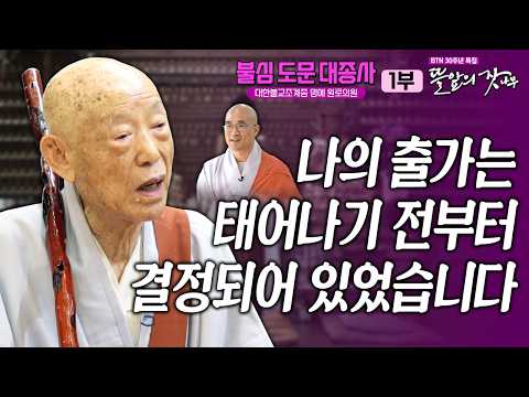 "저는 태어나기 전부터 스님이 될 인연이었습니다" 스승의 유훈 이어받아 한평생 수행해온 큰스님 뜰앞의 잣나무 23화 대한불교조계종 명예원로의원 #불심도문대종사✨#도문스님 #준한스님
