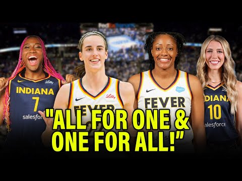 The Day The FEVER FAB FOUR Was Born - Caitlin Clark, Lexie Hull, Aliyah Boston, Kelsey Mitchell