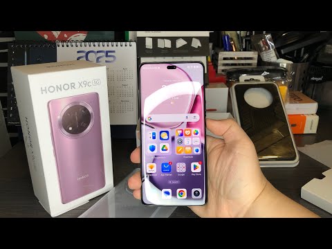 Honor X9c 5G Unboxing + First Boot Up (Titanium Black)