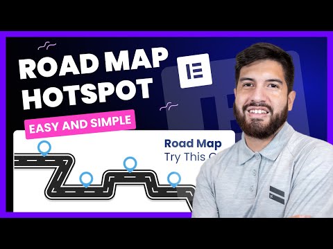Create a Roadmap with Hotspot Widget in Elementor Pro | Web Design Ideas