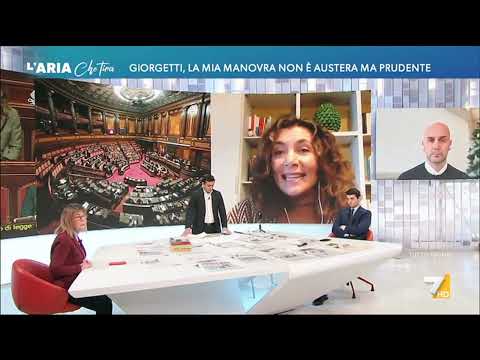 Anna Laura Orrico ospite a "L'Aria che Tira" La7 23/12/2025