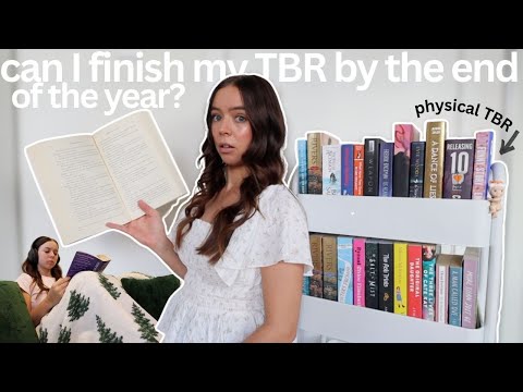 can I finish my physical TBR before the end of the year?? *reading vlog* 📚
