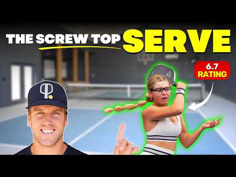 This Serve is Taking Over Pickleball! The Screw Top Serve