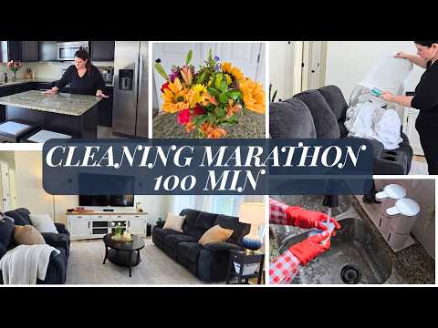 100 Minutes of Cleaning Motivation | Clean With Me Marathon