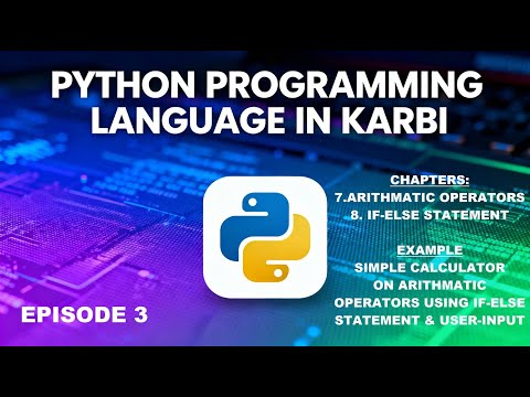 Python Programming Language in KARBI ep.3