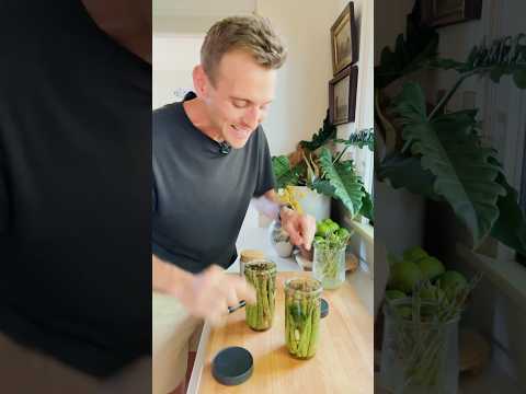 One of the best quick pickles is asparagus!