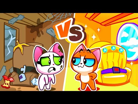 Cardboard Airplane | Who Has Comfort Fly | Sharing is Caring | Teamwork | Purr-Purr Stories