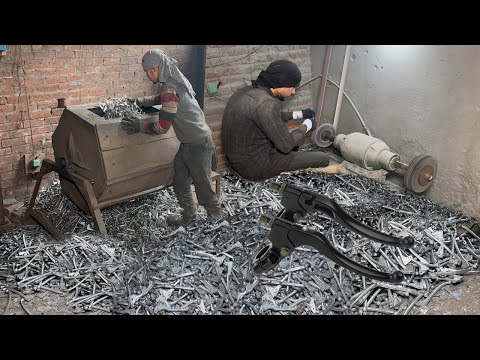 Unbelievable Aluminum Scrap Recycled into Millions of Bike Levers | How Bike Levers Are Made