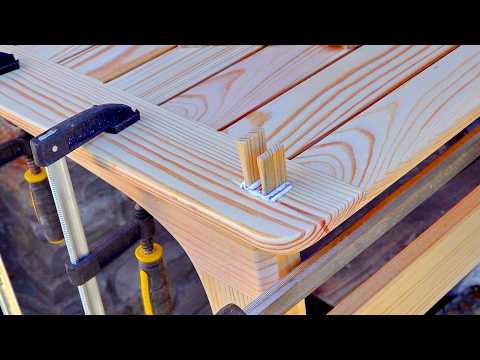 Столярка для начинающих. Простой и удобный консольный столик