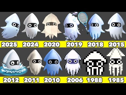 Evolution of Blooper Game Graphics In Nintendo Games (1985-2025)