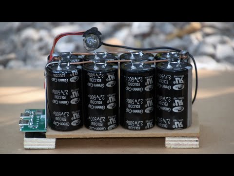 Create Powerful Powerbank from Super Capacitors 2020