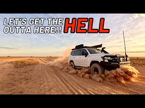 NULLARBOR || Free Camping in EXTREME HEAT, Cliffs, Caves & UNWELCOME Visitors... 🤢