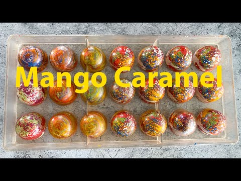 Mango Caramel Filling for Chocolate Bon Bons and Truffles