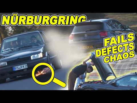 NÜRBURGRING Highlights, TECHNICAL Defects, Fails & ACTION Touristenfahrten Nordschleife 09 03 2025