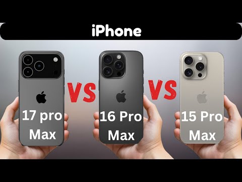 iPhone 17 Pro Max vs 16 Pro Max vs 15 Pro Max (Comparison, Specifications) Update battle (Rumoured)