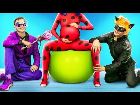 Pregnant Ladybug / Cat Noir and Ladybug Expecting a Baby