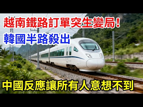 越南鐵路訂單突生變局！韓國半路殺出，中國的反應卻讓所有人意想不到…#大國工程#高鐵#中國 #越南
