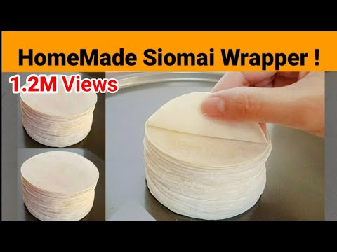 Homemade SIOMAI WRAPPER | How to Make Siomai Wrapper | Dumpling | Wonton | PINOY SIOMAI WRAPPER