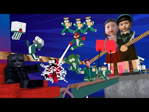 SQUID GAME JUMP ROPE SEASON 3 FUNNY CHALLENGE | BeeSakai Animation