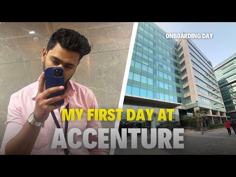 First Day At Accenture Gurugram Office 💼 | Accenture Onboarding Day | Delhi Wala Yash 