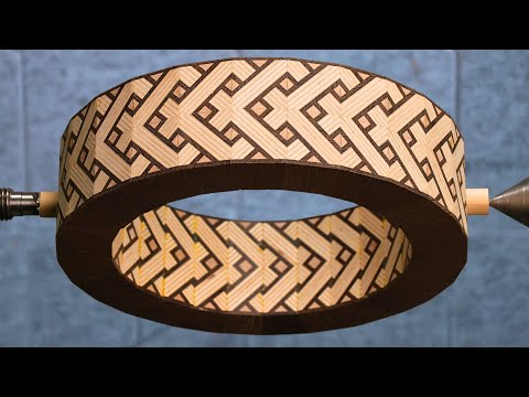 Woodturning Amazing Patterned Bowl