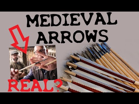 What are REAL Medieval WARBOW ARROWS like? Matt Easton & Will Sherman (Medieval Arrows)
