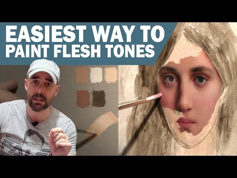 Tips and Techniques for Painting FLESH TONES in OIL PAINT