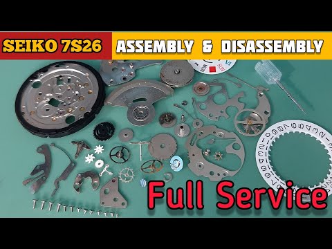SEIKO 7S26 Full Stripdown Service, Restoration and Assembly Disassembly Tutorial | SolimBD