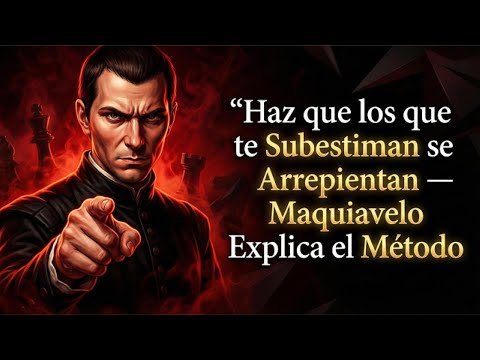 Haz que los que te Subestiman se Arrepientan — Maquiavelo Explica el Método | Niccolo Machiavelli