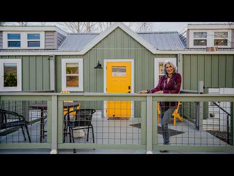 Inside Her Peaceful 320 Sq Ft Tiny Home Designed for Retirement
