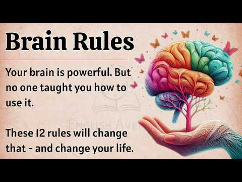 12 Rules That Will Unlock Your Brain || Learn English Through Book Summary 📖 || Improve Your English
