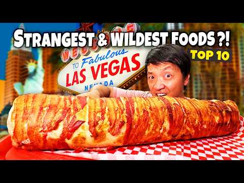 🤯Top 10 STRANGEST & WILDEST Foods I've Ever Tried in Las Vegas! (You Won't BELIEVE These Dishes!)