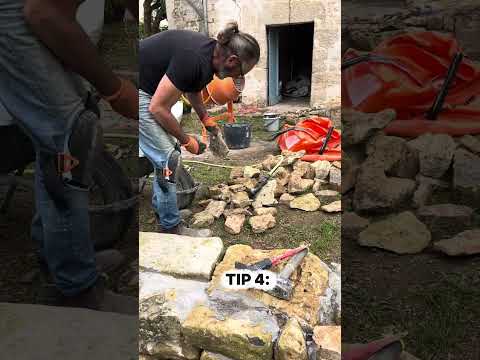 5 tips for building a wall with reclaimed stones #anotherbrickinthewall #restoration #stonewall