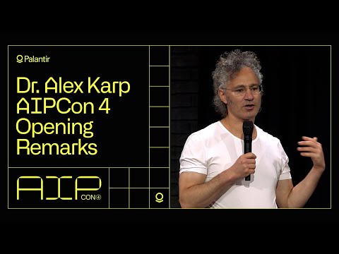 Palantir CEO Alex Karp Opening Remarks | AIPCon 4