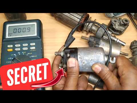 Starter Motor Solenoid Explained: Everything You Need to Know!