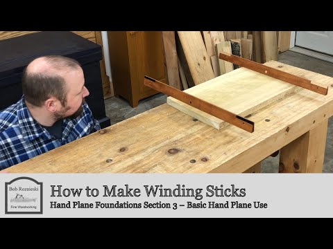 How to Make Winding Sticks | Hand Plane Foundations