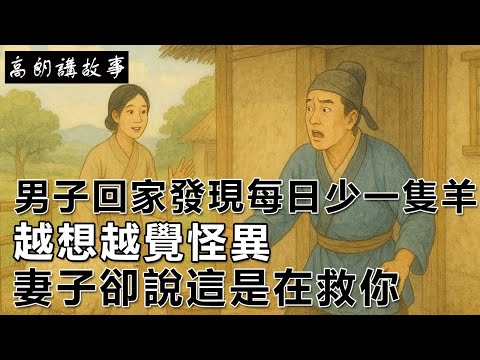 民間故事：男子回家發現每日少一隻羊，越想越覺怪異，妻子卻說這是在救你｜高朗講故事