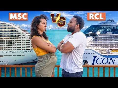 We Tried Two Cruise Ships At The Same Time | Royal Caribbean vs MSC