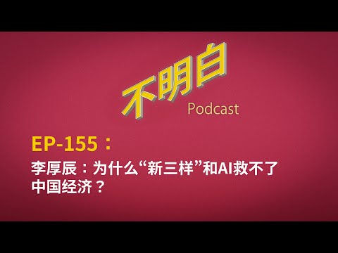 EP-155 李厚辰：为什么“新三样”和AI救不了中国经济？ | 比亚迪 | DeepSeek | 新质生产力 | 合肥模式 |  华为 | 产能过剩 | 新能源汽车 | 习近平 |