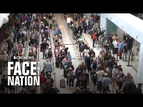 Travelers caught in middle of DHS funding fight as shutdown leads to hours-long delays at airports