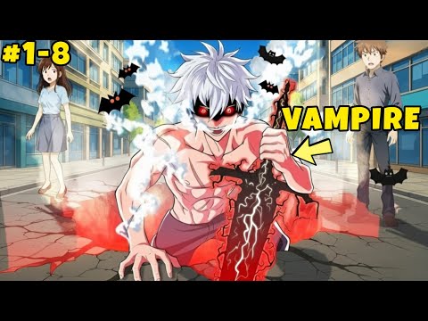 [1-8] Bullied Boy Becomes a VAMPIRE that Level Ups by Drinking Blood - Manhwa Recap
