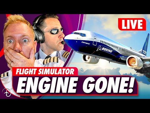 737 MAX Engine Failure in MSFS 2020 – Flying It LIVE with Real Pilots!