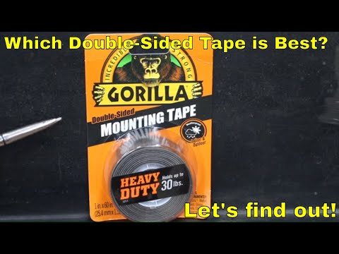 Which Double-Sided Mounting Tape is Best? 3M VHB vs, Duck, Gorilla, Gorilla Clear, T-REX, Loctite