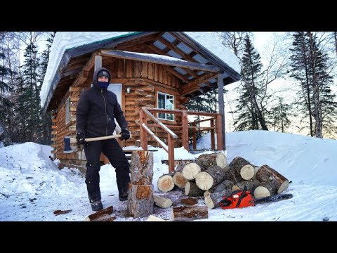 Firewood & Fishing Lines | Alaska Log Cabin