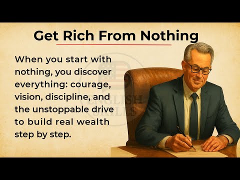 How to Get Rich From Nothing🔥|| Graded Reader || Improve Your English Fluency.
