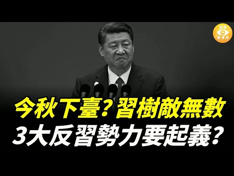 今年秋天下臺？習近平樹敵無數，三大反習勢力合流民間或爆發起義