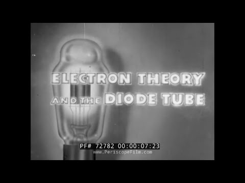 1942 ARMY RADIO TRAINING FILM “ ELECTRON THEORY AND THE DIODE TUBE ” VACUUM TUBE ELECTRONICS 72782